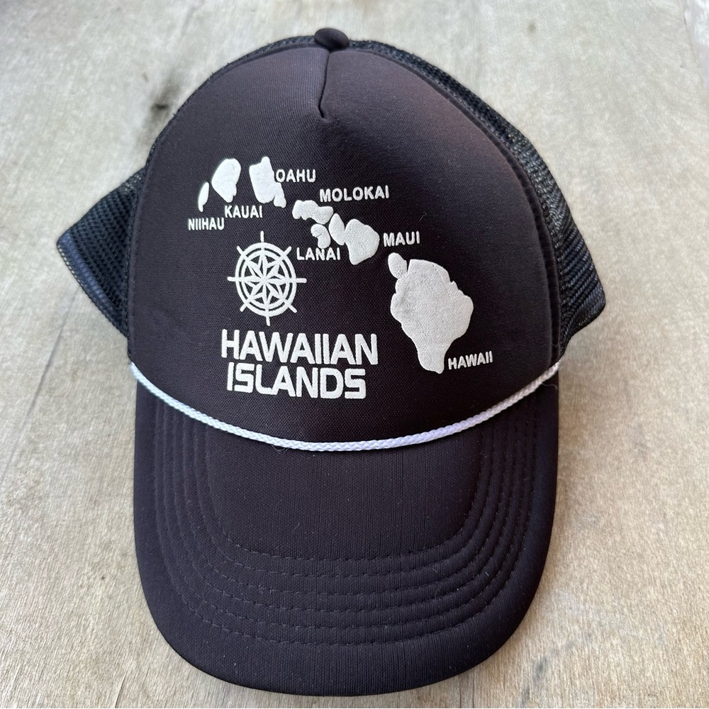 Hawaiian Islands Trucker Snap Back Hat